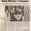 La médaille de Sonia